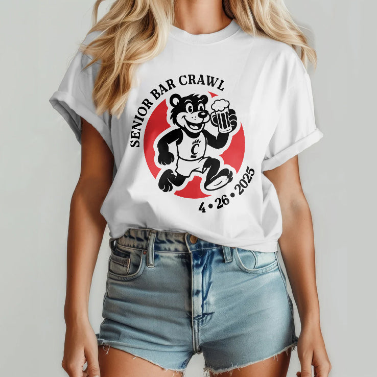 Cincinnati Senior Bar Crawl 4-26-2025 T Shirt
