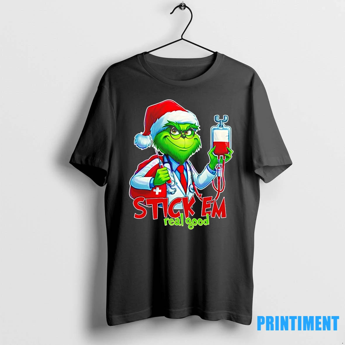 Stick Em Real Good Grinch Christmas Doctor Tshirts Sweater