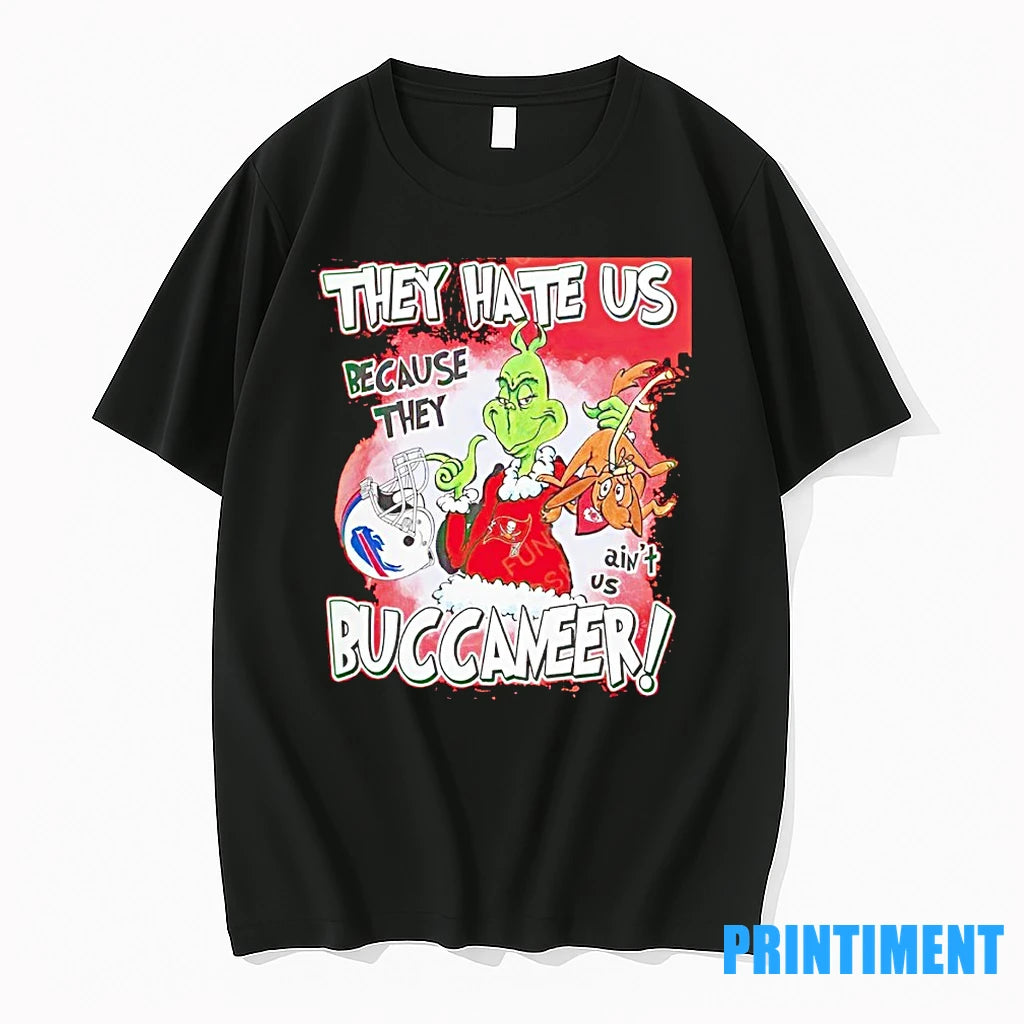 They Hate Us Because They Aint Us Tampa Bay Buccaneers Grinch Tshirts Sweater