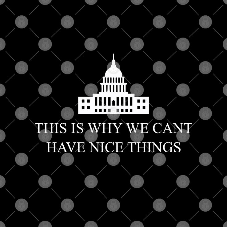 This Is Why We Can’t Have Nice Things The White House Shirt