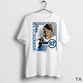 Top Aidan Hutchinson 97 Detroit Lions Collage Frame Signature T Shirt Sweater