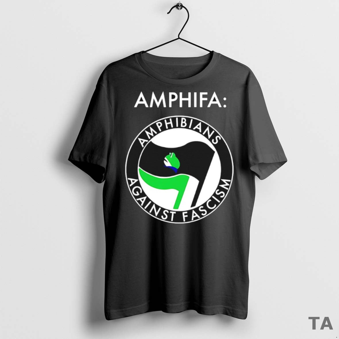 Top Amphifa Amphibians Against Fascism Logo T Shirt Sweater