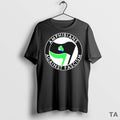 Top Antifa Amphibians Against Fascism Portland Frog Logo T Shirt Sweater