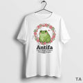 Top Antifa City Of Roses Chapter Portland Oregon Frog T Shirt Sweater