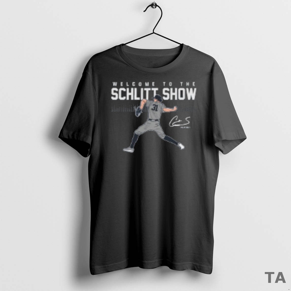 Top Awesome Welcome To The Schlitt Show Cam Schlittler New York Yankees Mlb Signature Painting
