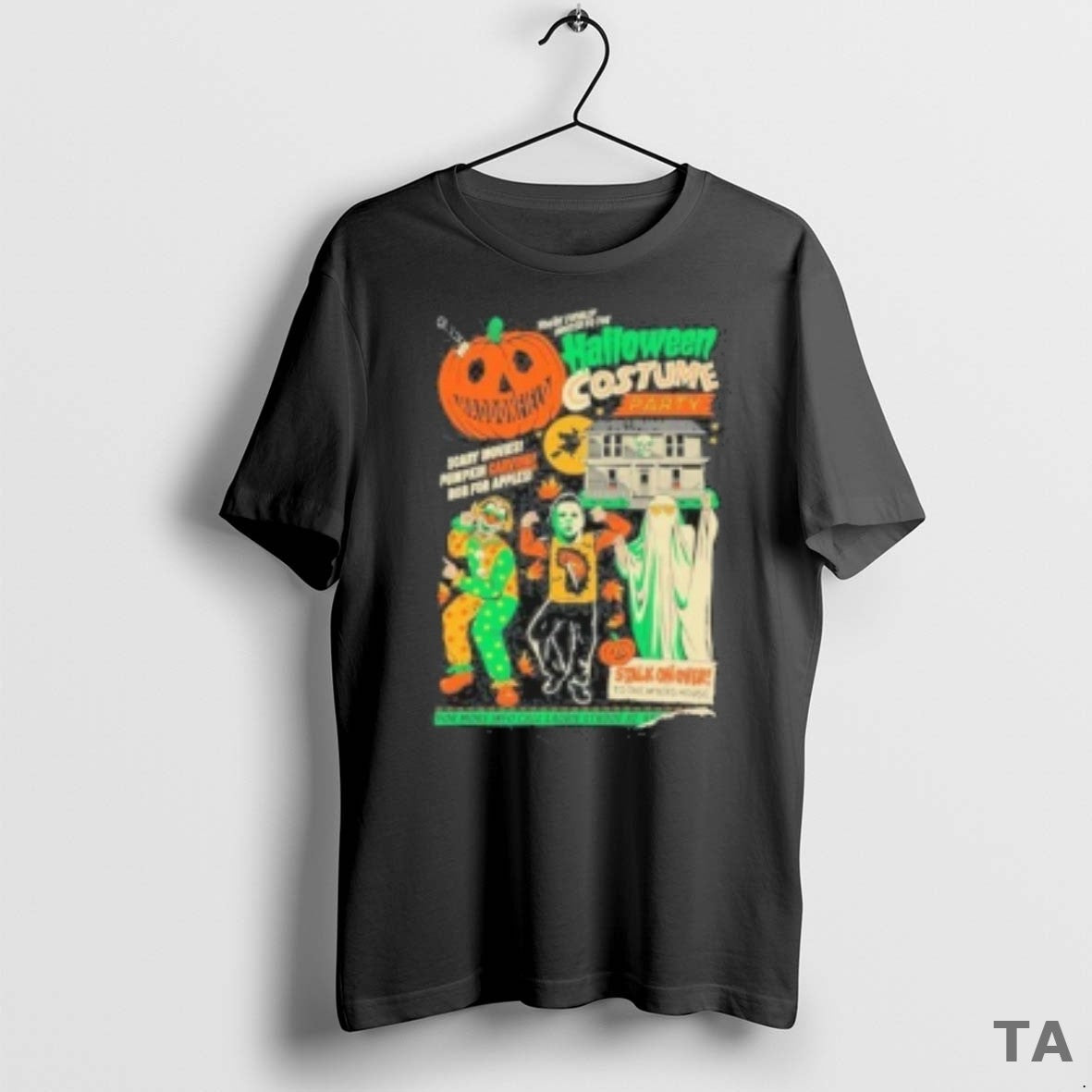Top Fright Rags Haddonfield Halloween Costume Party 2025 T Shirt Sweater
