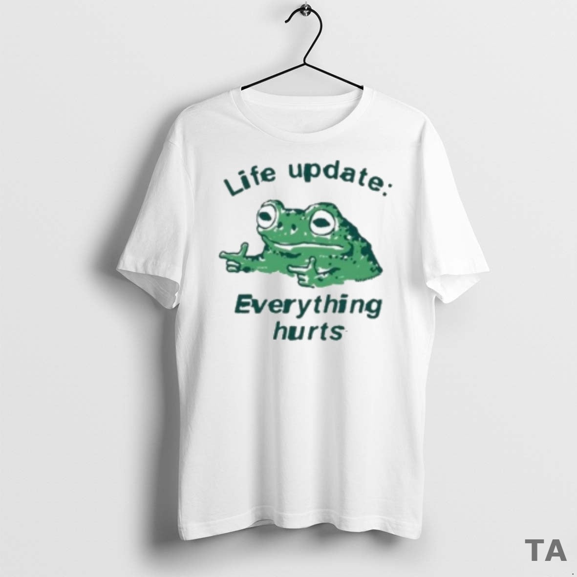 Top Frog Life Update Everything Hurts 2025 T Shirt Sweater