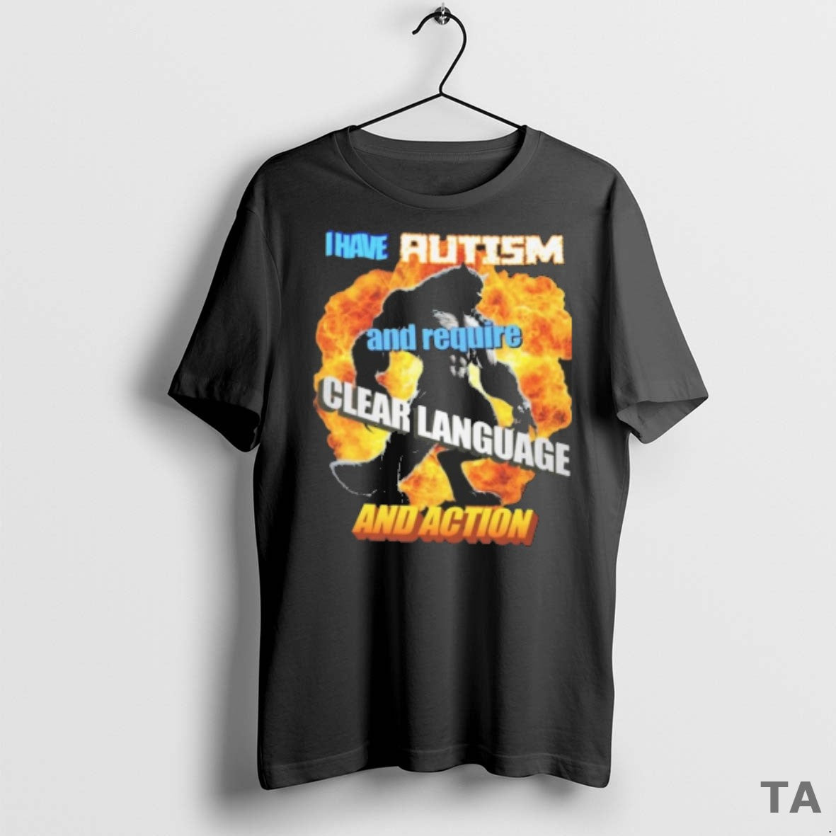 Top I Have Autism And Require Clear Language And Action Funny Wolf Greta Thunberg 2025