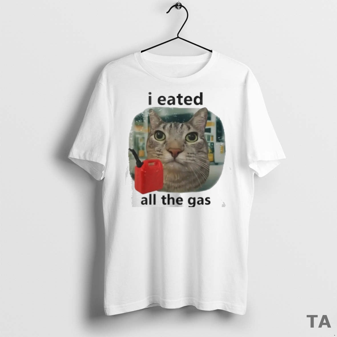 Top I Eated All The Gas Cat Meme T Shirt Sweater