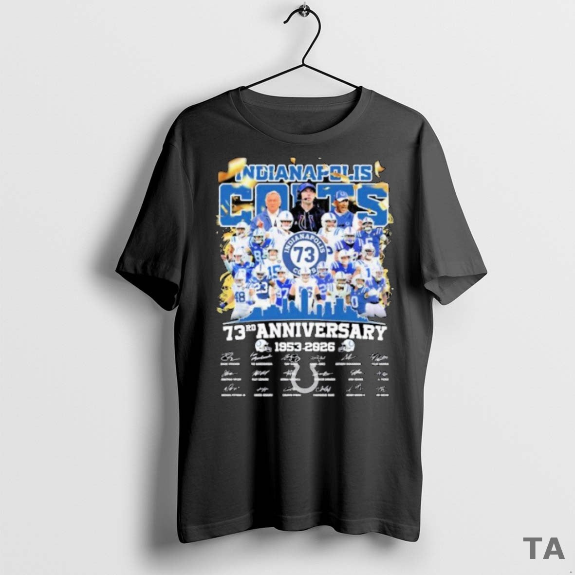 Top Indianapolis Colts 73rd Anniversary 1953 2026 Team Players T Shirt Sweater