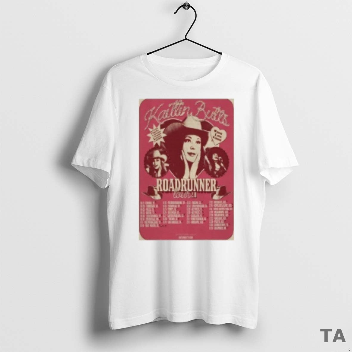 Top Kaitlin Butts The Roadrunner Tour 25 T Shirt Sweater