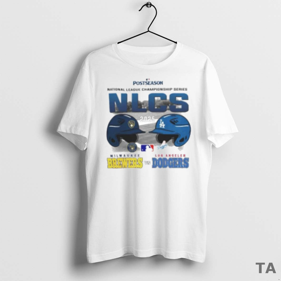 Top Los Angeles Dodgers Vs Milwaukee Brewers 2025 Postseason Nlcs Matchup Ornaments T Shirt Sweater