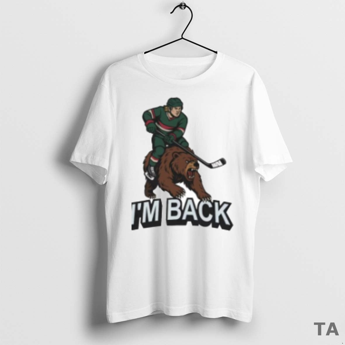 Top Minnesota Wild Hockey Im Back Ornaments T Shirt Sweater