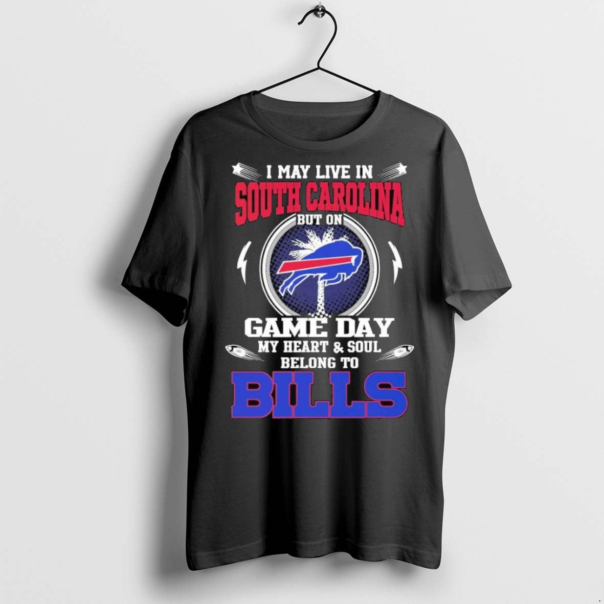 Top Premium I May Live In South Carolina But On Game Day My Heart Soul