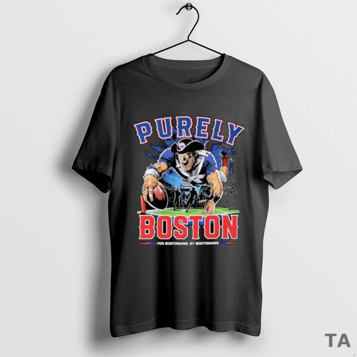 Top Purely Boston Touchdown For Bostonians T Shirt Sweater
