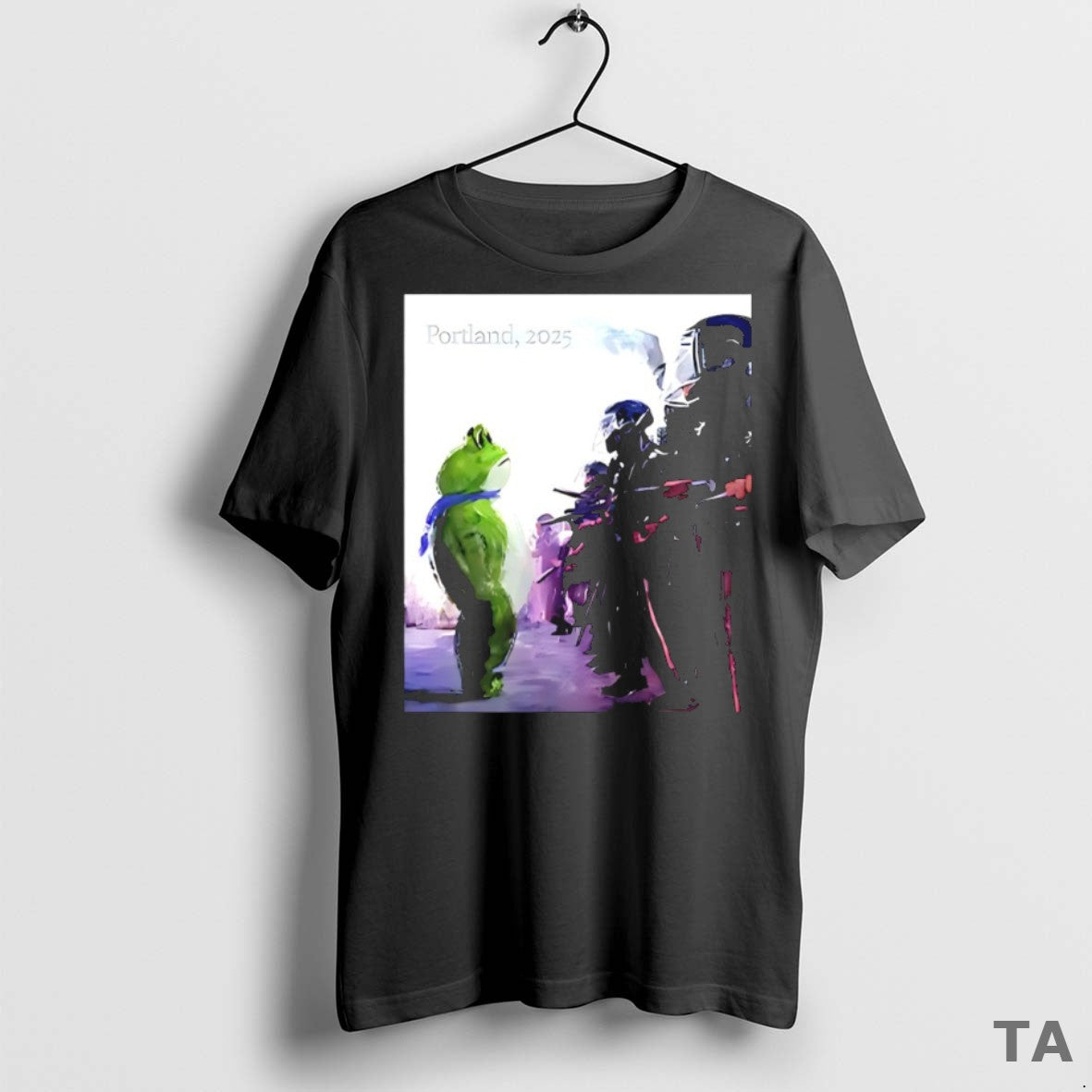 Top Resist Portland Frog I Stand With Frog 2025 T Shirt Sweater