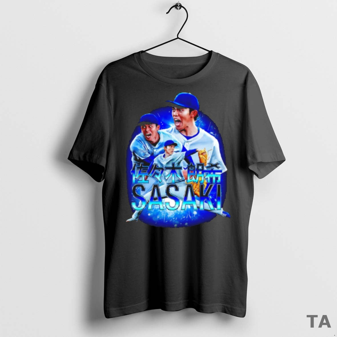 Top Roki Sasaki Los Angeles Dodgers Starting Pitcher Graphic T Shirt Sweater