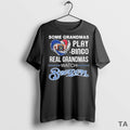 Top Some Grandmas Play Bingo Real Grandmas Watch Milwaukee Brewers Diamond Heart T Shirt Sweater