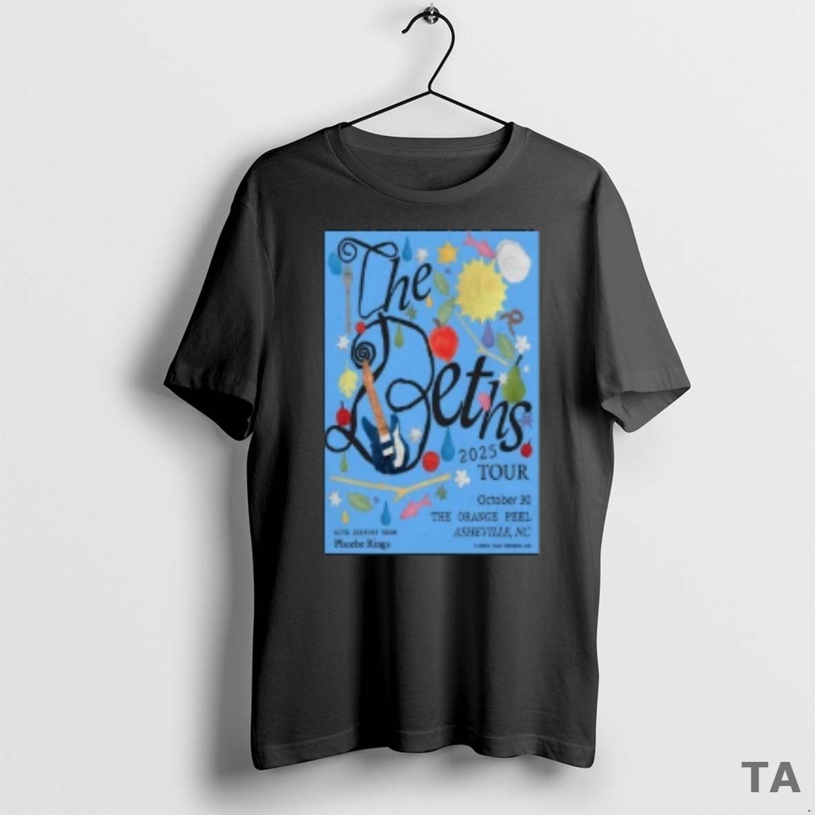 Top The Beths The Orange Peel Asheville Nc October 30 2025 T Shirt Sweater