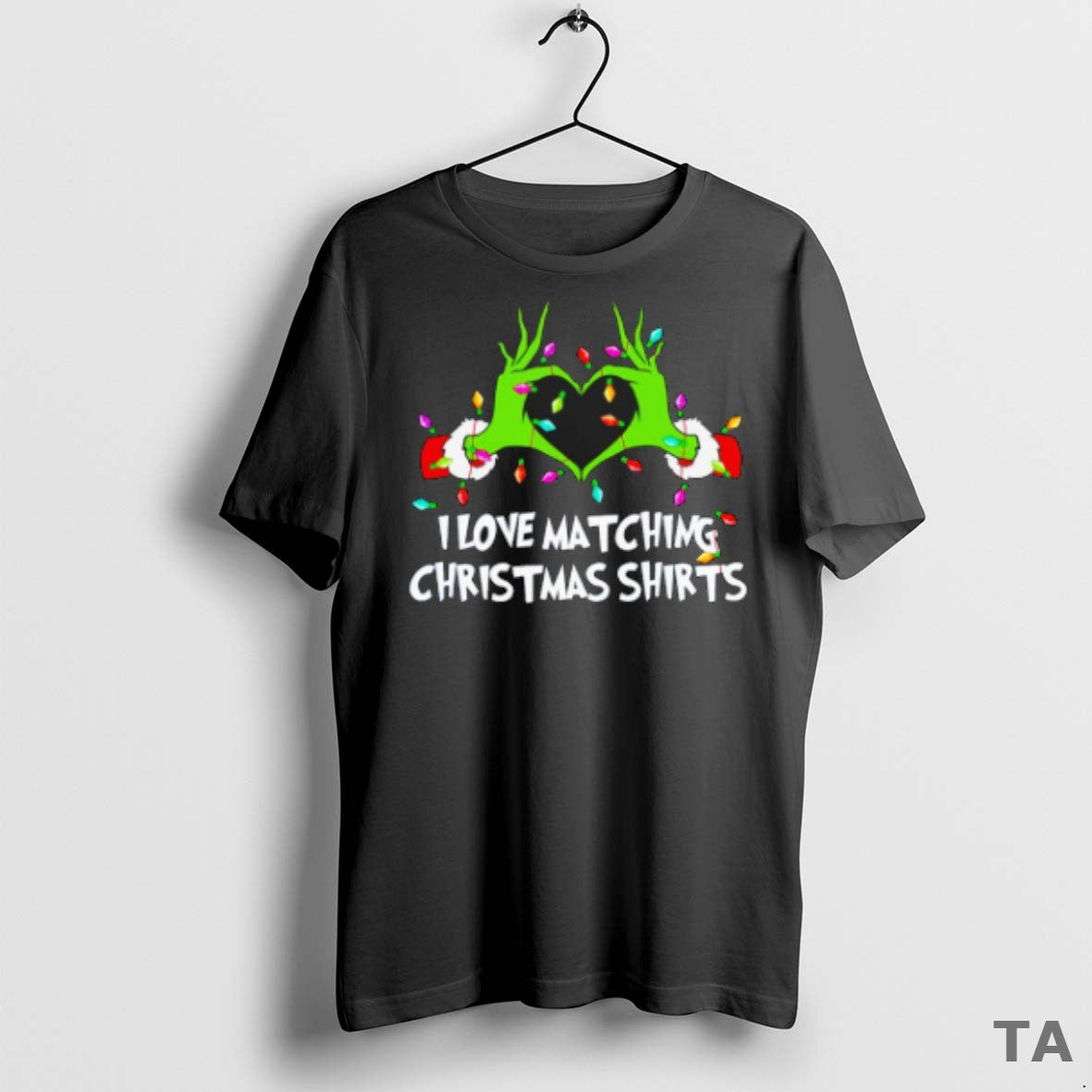 Top The Grinch I Love Matching Christmas T Shirt Sweater