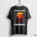 Top The Deadliest Virus Is Ignorance Trump Virus T Shirt Sweater