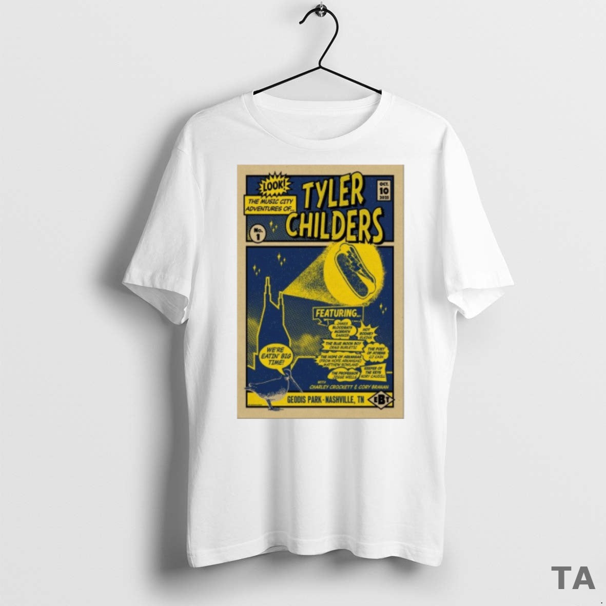 Top Tyler Childers 10 October 2025 Geodis Park In Nashville Tn T Shirt Sweater