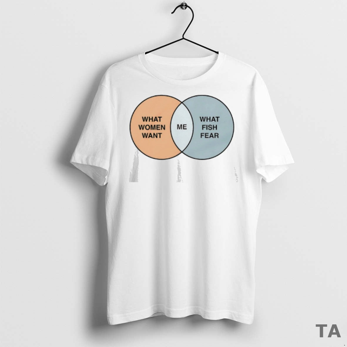 Top Women Want Me Fish Fear Me Venn Diagram T Shirt Sweater