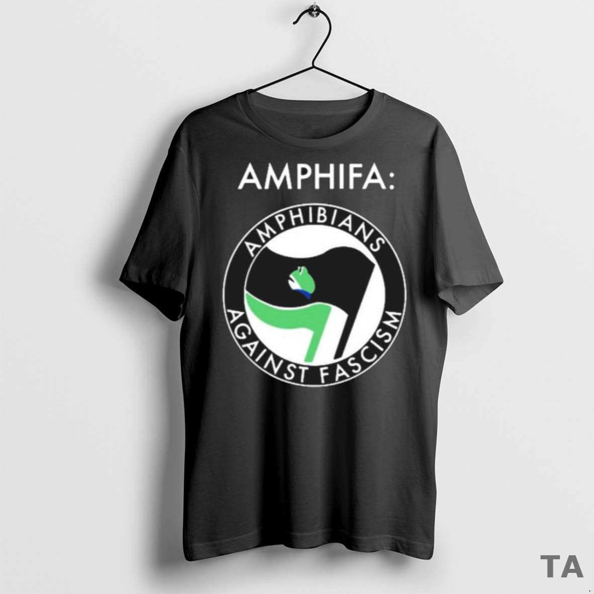 Top Amphifa Amphibians Against Fascism Flag T Shirt Sweater