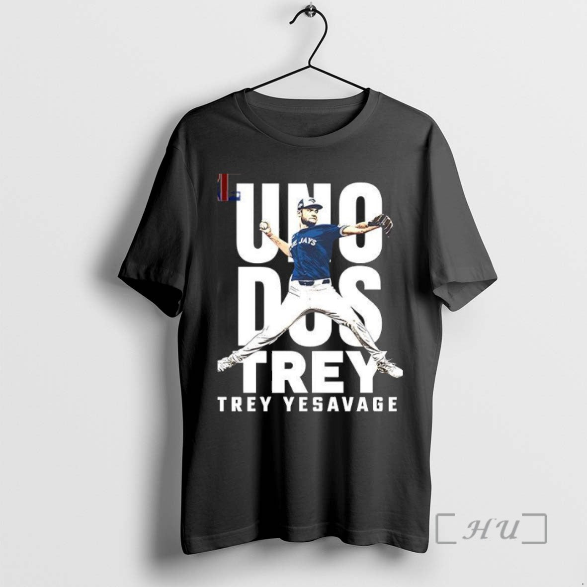 Trending Blue Jays Trey Yesavage Uno Dos Trey Tee Shirt Sweater