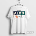 Trending Detroit Tigers Vs Seattle Mariners 2025 Postseason Mlb Alds Matchup Graphic Tee Shirts