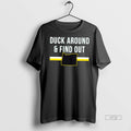 Trending Duck Around And Find Out Funny Oregon Map Graphic Tee Shirt Sweater