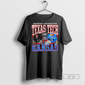 Trending Gameday Showdown Texas Tech Red Raiders Vs Kansas Jayhawks 2025 Graphic Tee Shirts