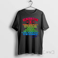 Trending Gen X Generation X 70s 80s The True Fafo Generation Back T Shirts Sweater