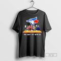 Trending Horror Movie Characters You Cant Sit With Us Toronto Blue Jays Halloween Graphic Tee