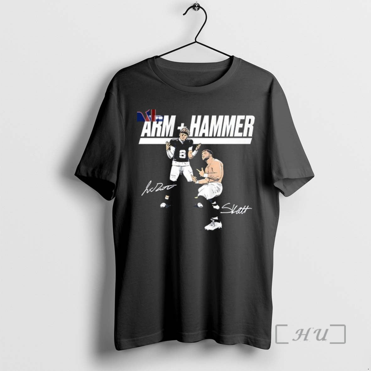 Trending Jaxson Dart And Cam Skattebo Arm And Hammer Tee Shirt Sweater