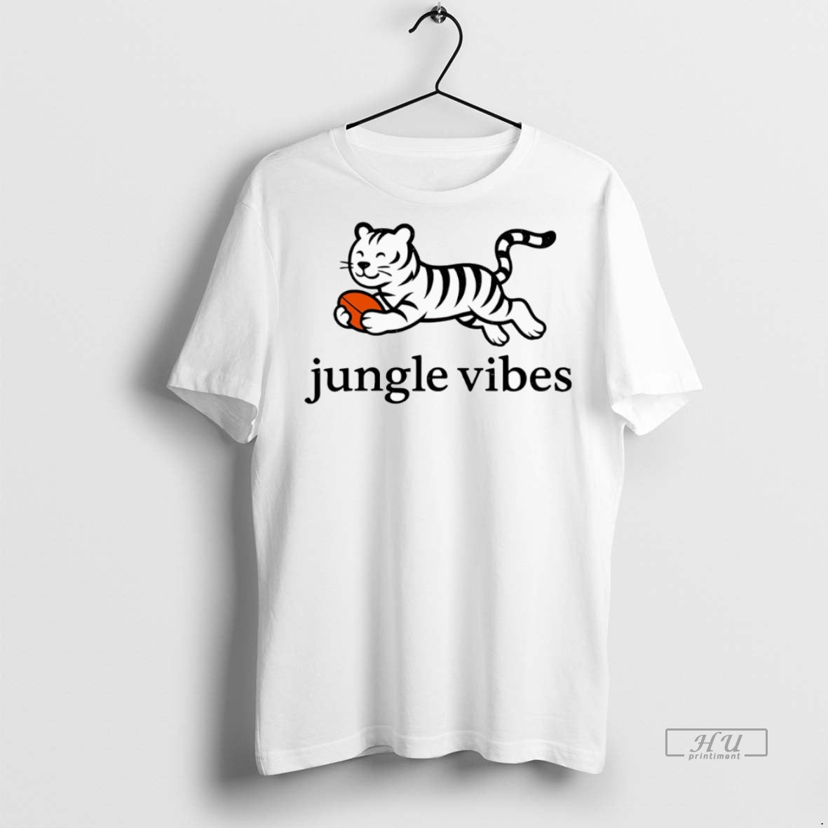 Trending Jungle Vibes Run Wild White Tiger Graphic Tee Shirt Sweater