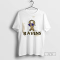 Trending Officials 2025 Breast Cancer Awareness Baltimore Ravens Sunny Strong 2 Sided T Shirt