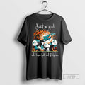 Trending Officials 2025 Peanuts Characters Just A Girl Who Loves Fall And Miami Dolphins