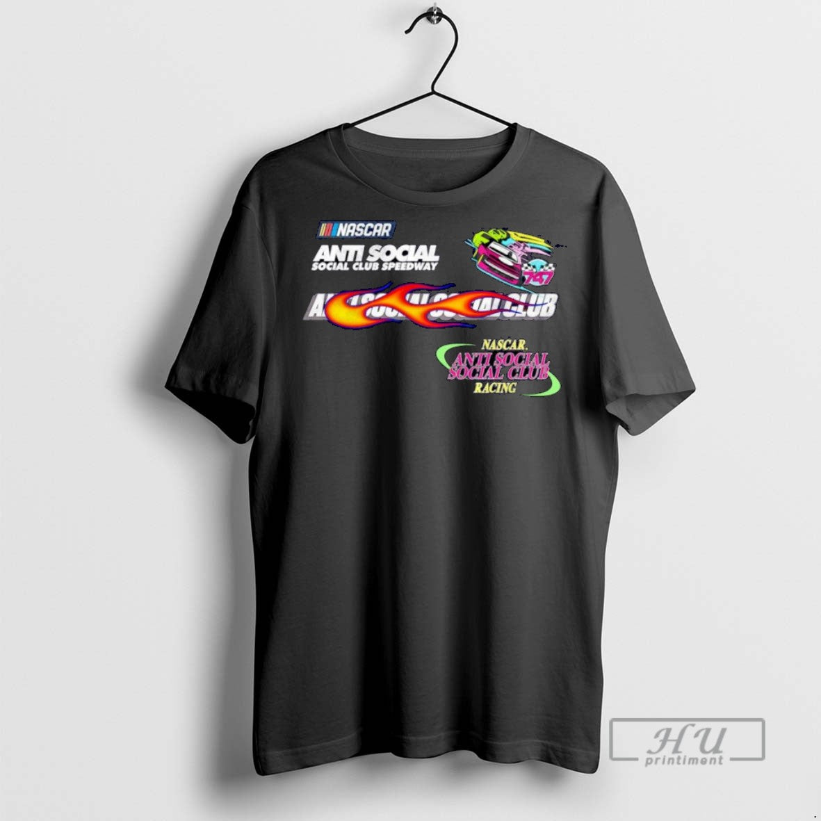 Trending Officials Anti Social Social Club X Nascar Daytona Ornaments T Shirt Sweatshirt Hoodies
