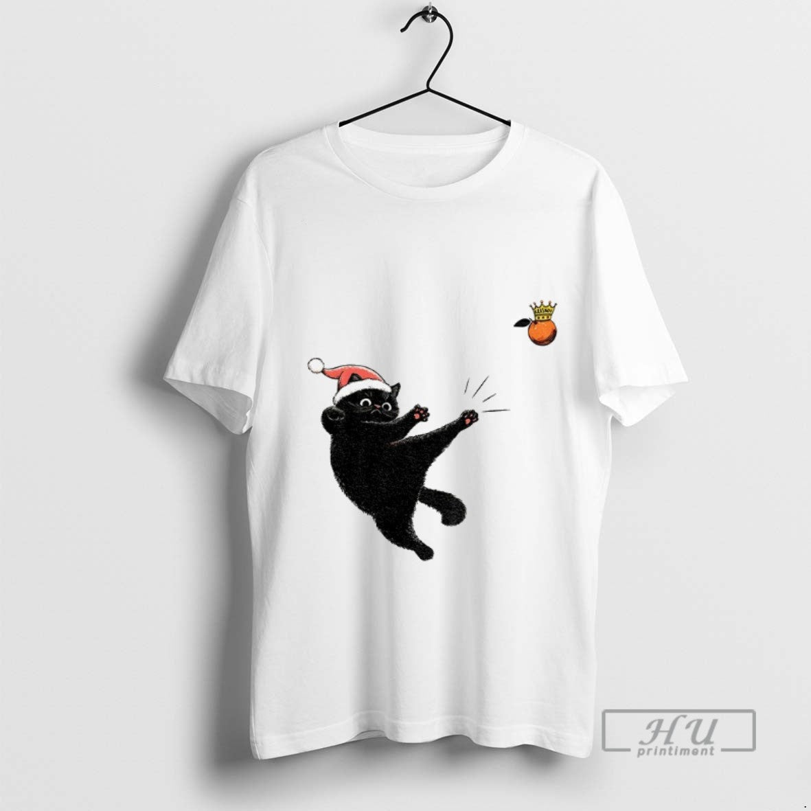 Trending Officials Black Cat Santa Hat Kick Out Orange No Kings Christmas Anti Trump