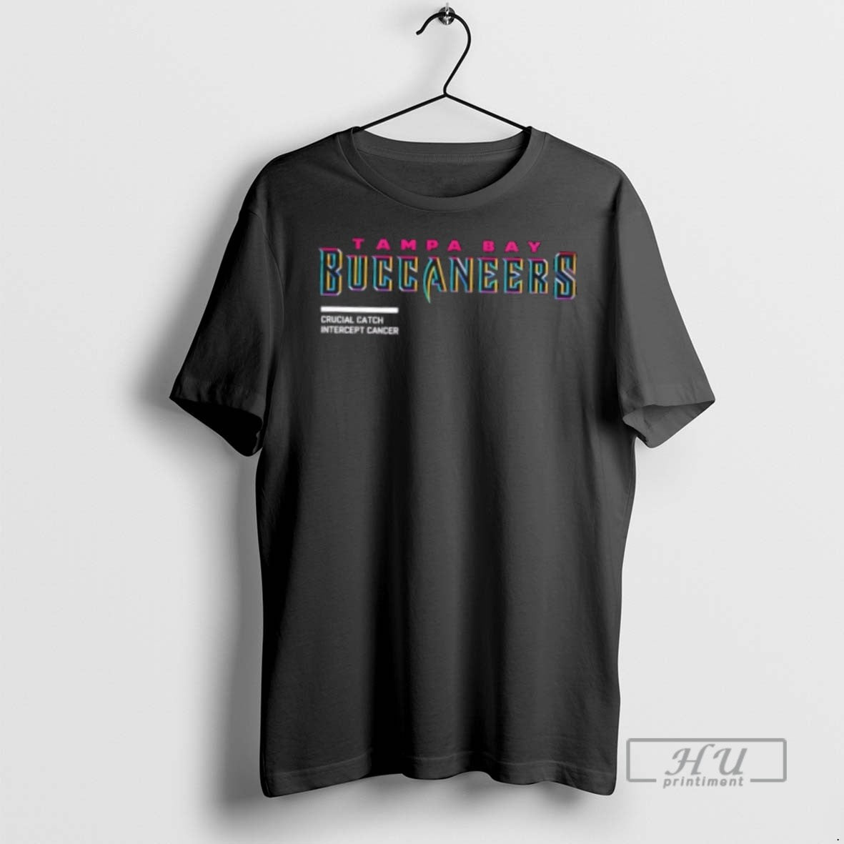 Trending Officials Crucial Catch Intercept Cancer Tampa Bay Buccaneers Football 2 Sided T Shirt