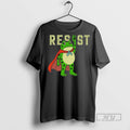 Trending Officials Freedom Fighter Protest Portland Frog Resist Hero 2025 Long Sleve T Shirt