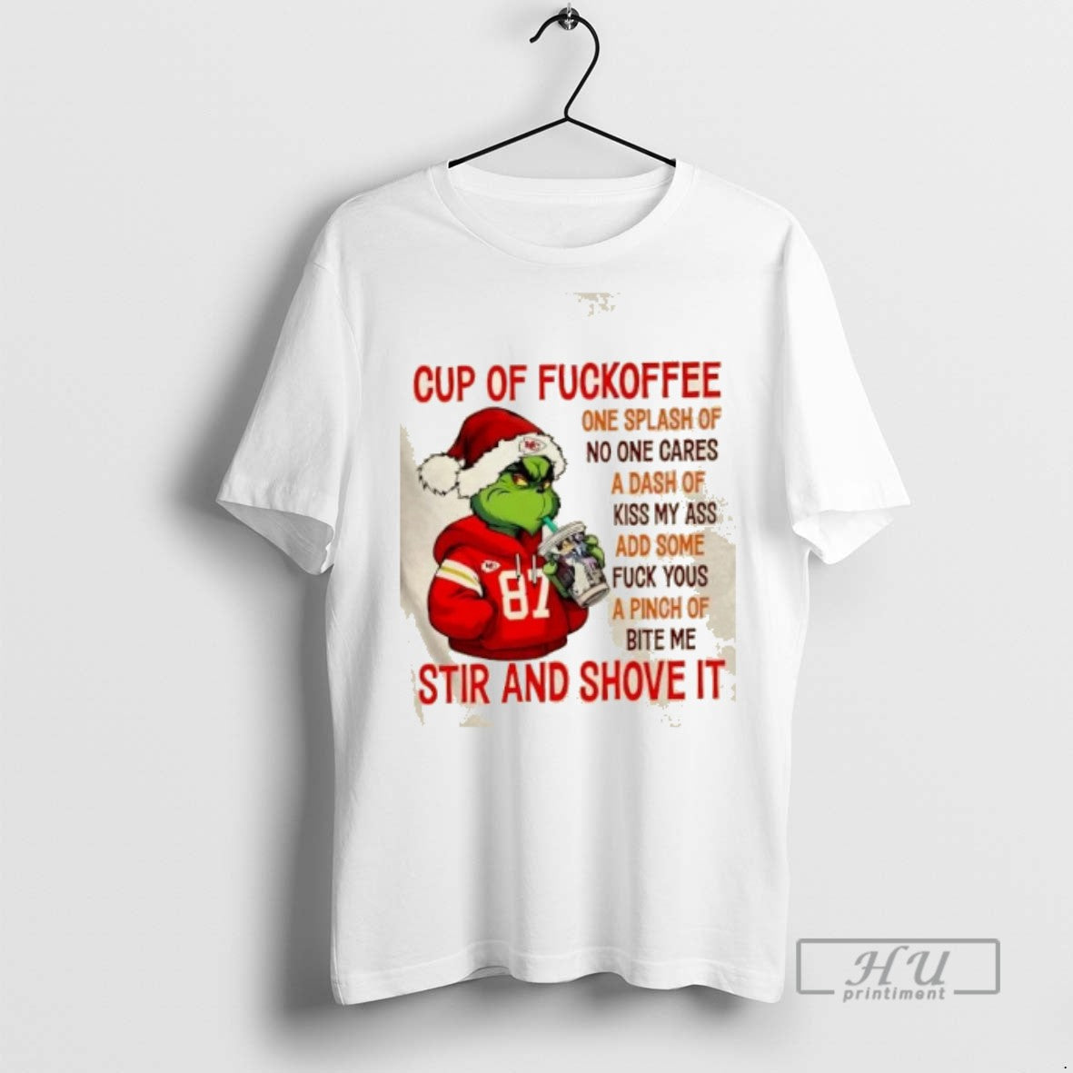 Trending Officials Grinch X Kansas City Chiefs Cup Of Fuckoffee One Splash Of No One
