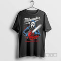 Trending Officials Milwaukee Tools Ghost Face With Chainsaw Halloween T Shirt Sweatshirt Hoodies