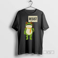 Trending Officials Resist Portland Frog Holding Resist Fdt I Stand With Frog T Shirt