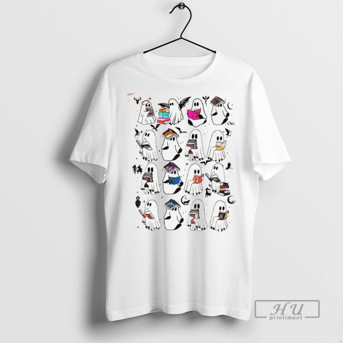 Trending Officials Retro Ghost Book Bookish Ghost T Shirt Sweatshirt Hoodies
