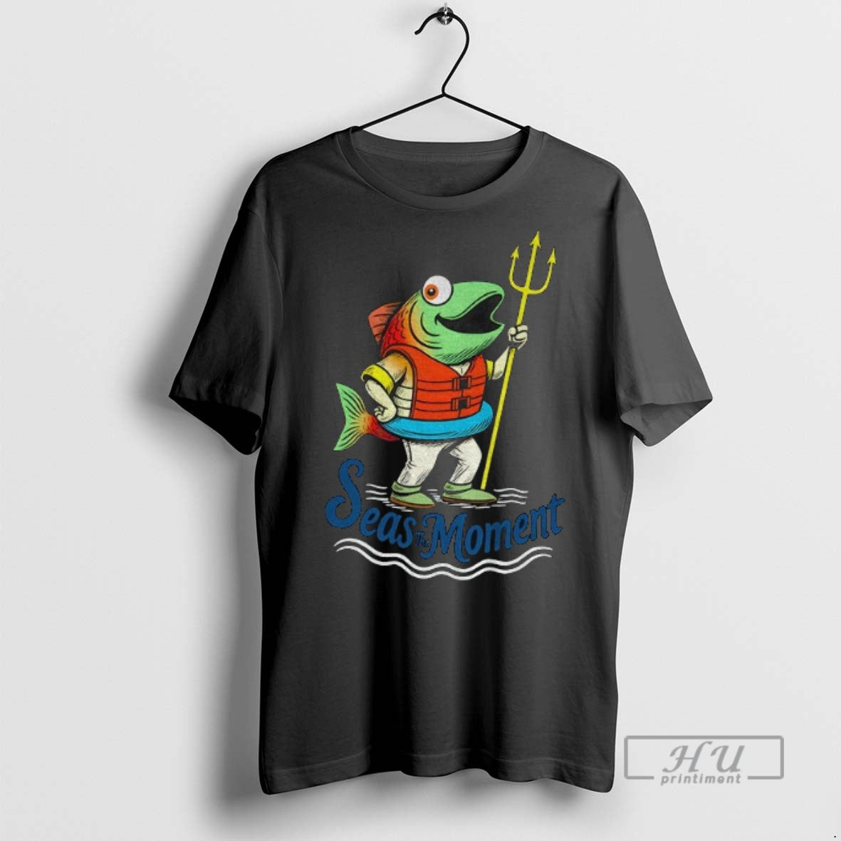 Trending Officials Seattle Mariners Humpy Salmon Holding Trident Seas The Moment T Shirt Sweatshirt Hoodies