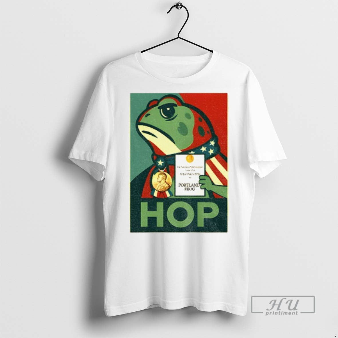 Trending Officials Viral Portland Frog Meme Nobel Peace Prize Funny Political T Shirt Sweatshirt Hoodies