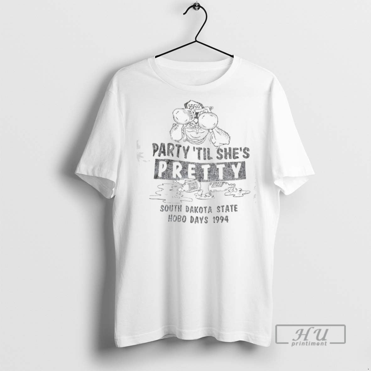 Trending Party Til Shes Pretty South Dakota State Hobo Days 1994 Vintage T Shirts
