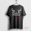 Trending Reindeer Merry Christmas Fuck Trump Graphic Tee Shirt Sweatshirt Hoodies